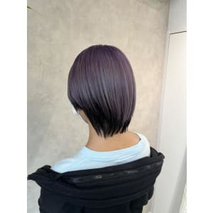 miu&橋本愛海　パープル&ブラック個性的ウルフ♪