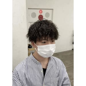 ツイスパ/メンズパーマ/マッシュ/￥11880