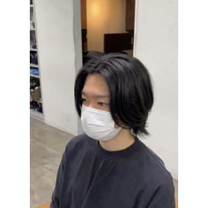 メンズ/ミディアム/ボブ/ロン毛/￥5280
