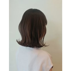 20代30代40代ラベンダーグレージュ透明感外ハネ乾かすだけ
