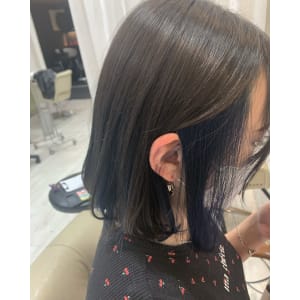 インナーカラー ブルー - soin de brace 立花店【ソワンドゥ ブレス タチバナテン】掲載中