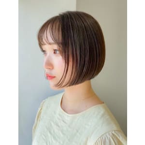 髪質改善ケアカラー×大人ベージュ