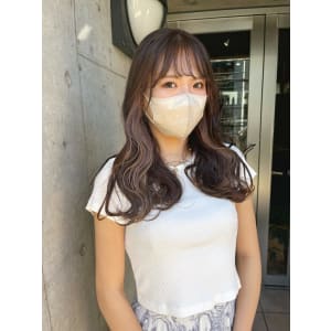 インナーカラー　ハイライト　イヤリングカラー