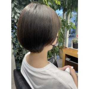 大人かわいい_丸みショート_マッシュ