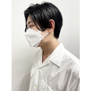 黒髪センターパート　【池袋美容室　uchla】