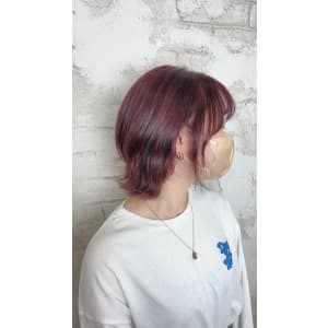 ピンクカラー10代20代12650円ダブルカラー