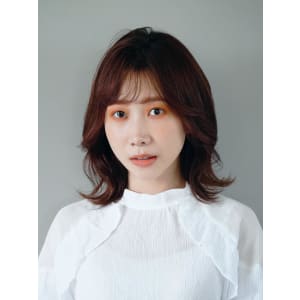 シースルーバングくびれミディ - HAIR & MAKE EARTH 柏店【ヘアメイクアース カシワテン】掲載中