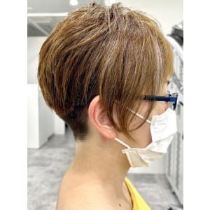 【RATIO 国分寺 渡邊陽平】刈り上げ白髪ぼかしベリショ3 - RATIO HAIR DESIGN【レイシオ ヘア デザイン】掲載中