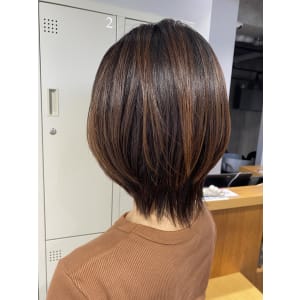大人可愛い_軽めショートボブ♪