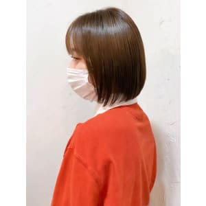 【Reir下北沢】*ナチュラルボブ+マロンベージュ*