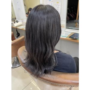 ブラックグレージュ 暗髪カラー【横浜】w