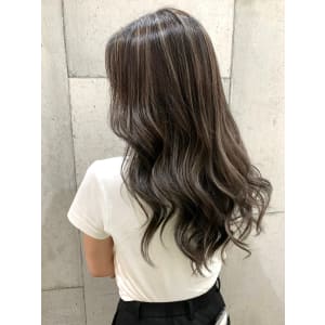 Rumor ×【大人ハイライト、ホワイトグレージュ】