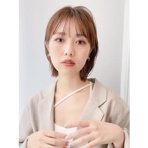 小顔ボブ 耳かけボブスタイル【横浜】w