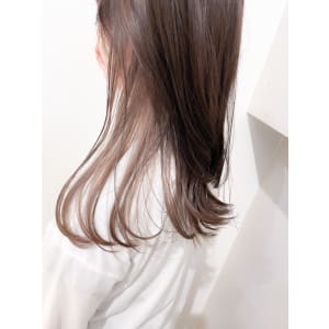 フォギーベージュ×グレージュ インナーカラー【NACO】w