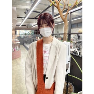 カシスレッド×クリップアレンジ