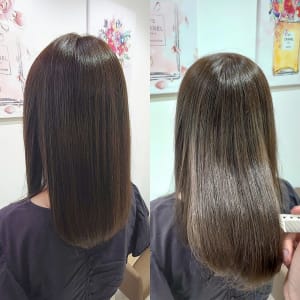 【髪質改善】アッシュベージュ系カラー　Ash清瀬 大嶋