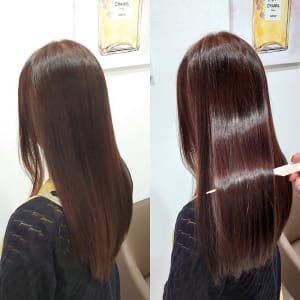 【髪質改善】ナチュラルブラウン系カラー　Ash清瀬 大嶋
