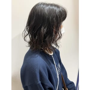 ナチュラルなニュアンスパーマヘア 【池袋美容室　uchla】