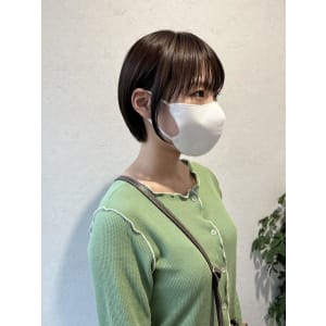 miu＆岩本康太　丸みショートボブ