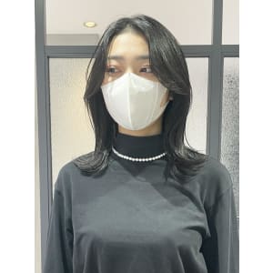 【 YOKE 】顔周りレイヤー横顔美人サイドバング小顔韓国