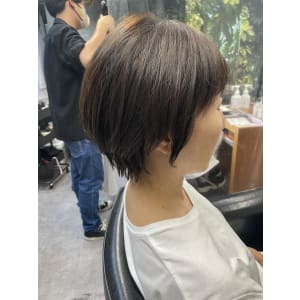 大人かわいい20代30代40代ショートボブ