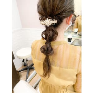 結婚式ヘアセット 玉ねぎヘア【横浜】w