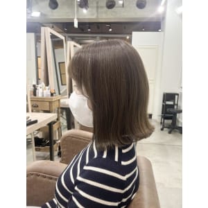 美髪/大人かわいい/こなれミディ/サンドベージュ - ブリーチ&トリートメント&ショート HETTU 仙台駅前店【ヘッツ】掲載中