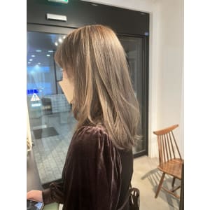 美髪/大人かわいい/こなれミディ/サンドベージュ - ブリーチ&トリートメント&ショート HETTU 仙台駅前店【ヘッツ】掲載中
