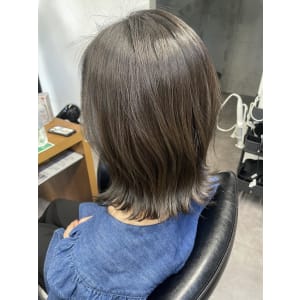 王道アッシュベージュ_外ハネボブ
