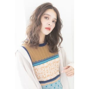 カジュアルグレージュカール/エアリーカール/韓国ヘア