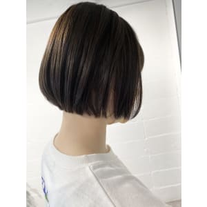 20代30代40代ショートボブ_丸みショート