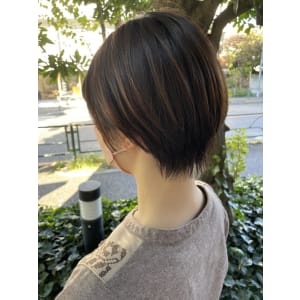 大人かわいい_丸みショート