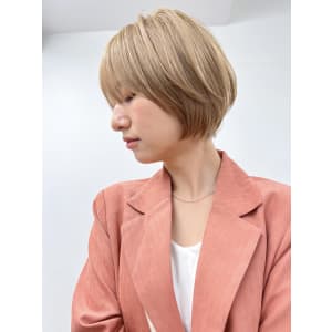 【長谷川】20代30代40代◎ブロンドショートボブ