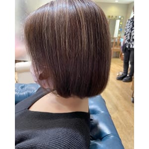 西梅田/ボブ/グレーベージュ/白髪ぼかし【Attirer飯田 - Hair salon Attirer【アティリー】掲載中