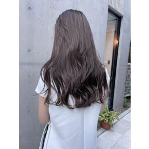 透明感カラー ダークグレー 秋カラー レイヤーカット