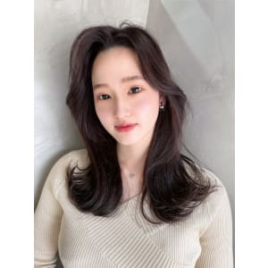 韓国レイヤー☆透明感イルミナカラーくびれヘア