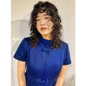 ハードパーマ　くるくるパーマ　ウルフカット　ボブパーマ
