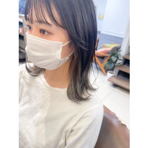 大人インナーカラー グレーシルバー【横浜】w