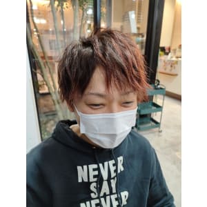 ピンクカラーショート - NAP hair &Nalow homme【ナップ ヘアーアンドナローオム】掲載中