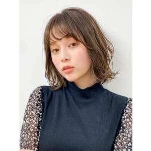 【長谷川】20代30代40代◎ゆるふわ外はねボブ