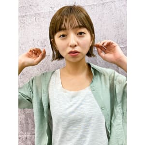 【長谷川】20代30代40代◎ミニボブ外はね