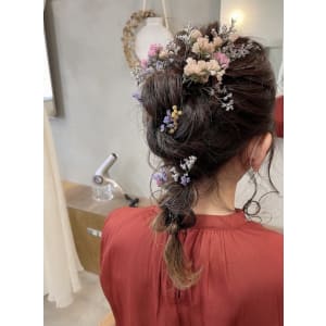 《mallow style》ポニー編み下ろし - mallow*花屋併設の美容院*【マロウ】掲載中