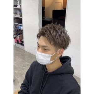 アップバング/グレージュ/メンズ/¥11550 - prize Iris 池袋【プライズ アイリス】池袋駅東口店【プライズアイリス イケブクロ イケブクロヒガシグチテン】掲載中