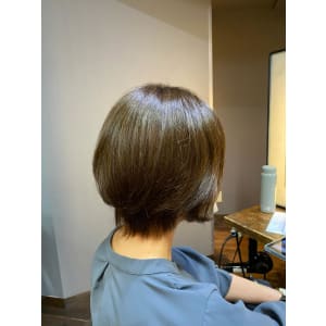 【冬 オリーブベージュ ボブ】 - hair&make egerie【ヘアアンドメイクエジェリ】掲載中
