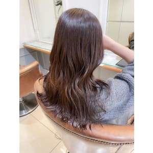 オリーブベージュ ロングヘア【横浜】w