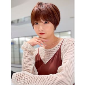 【長谷川】マッシュショートココアベージュ