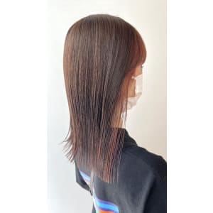 美髪/大人かわいい/こなれミディ/サンドベージュ