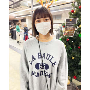 大人気切りっぱなしボブ