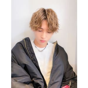 横浜☆2wayパーマヘア ツーブロック 刈り上げ