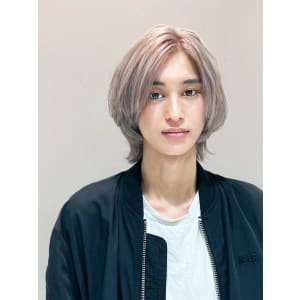 プラチナベージュミディアムウルフ - EARTH coiffure beaut? 四街道もねの里モール店【アースコアフュールボーテ ヨツカイドウモネノサトモールテン】掲載中